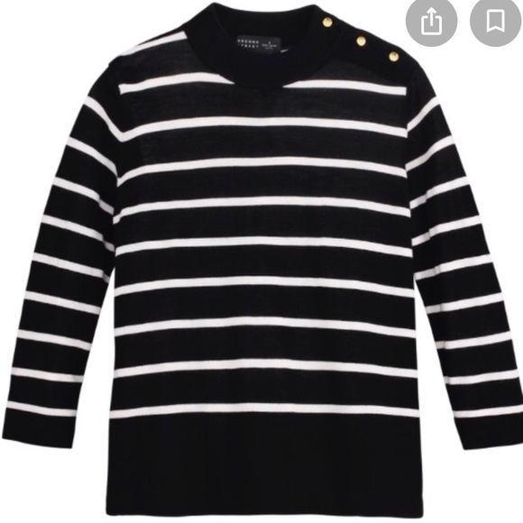 kate spade Sweaters - NWOT Kate Spade Striped Sweater XL